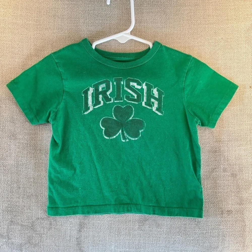 Green Shamrock Irish Short Sleeve T-Shirt